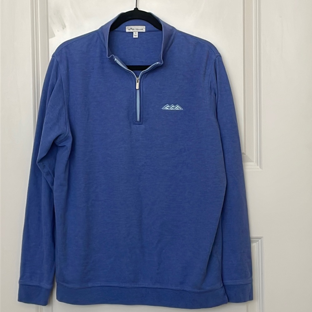 Peter Millar Confort Interlock Quarter Zip Pullover Large